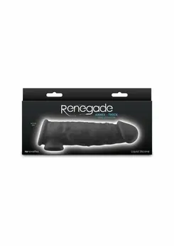 Renegade Annex Thick intimni rukav od tečnog silikona crni