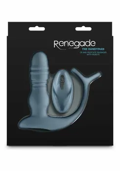 Renegade The Handyman Silicone Ring & Remote Massager Black