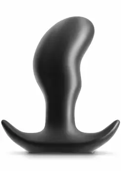 Renegade Bull Small fleksibilni silikonski analni čep crni 7.6 cm