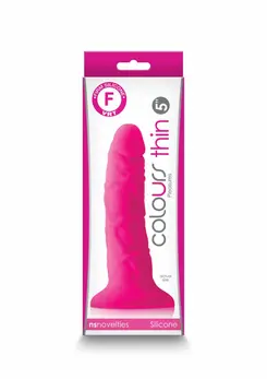 NS Novelties Colours Pleasures Tanak Silikonski Dildo od 12.7 cm, Roze