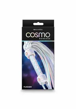 Cosmo Bondage Flogger Holographic Vinyl Podesivi Rose Gold