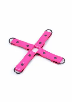 NS Novelties Electra Hog Tie sistem za vezivanje, neopren, crni