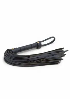 NS Novelties Bondage Couture Flogger Elegant Synthetic Blue