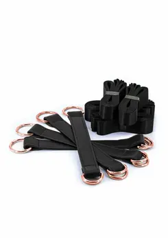 NS Novelties Bondage Couture fiksacione trake elegantnog plavog dizajna