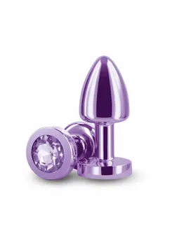 NS Novelties Rear Assets Petite hromirani intimni čep, srebrni