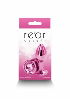 NS Novelties Rear Assets Small Chrome-Plated Intimate Plug Silver