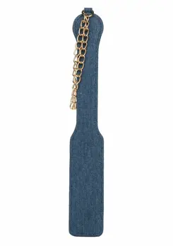 Ride Em Denim Paddle premium teksas lopatica za spanking sa lančićem za zglob