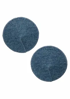 Ride Em Denim Premium okrugle nalepnice za bradavice, višekratni samolepljivi set