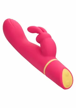 Love Bunny Vibrating G Bunny multifunkcionalni silikonski masažer u roze boji