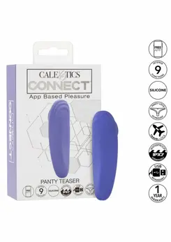 CalExotics Connect Panty Teaser intimni stimulator na upravljanje preko aplikacije crni