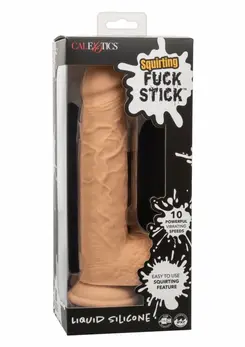 CalExotics Squirting Vibrating Stick Liquid Silicone 10 Modes USB
