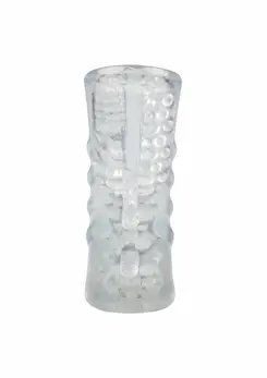 Cyclone Dual Chamber Stroker XL prozirni masturbator sa dvostrukom komorom i više tekstura
