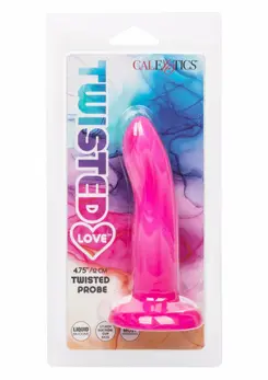 Twisted Love Twisted Probe savitljivi dildo od tečnog silikona crni 20 cm