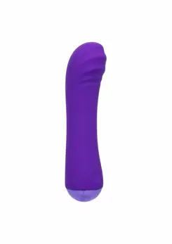 Thicc Chubby Buddy tečni silikonski masažer 14 cm USB vodootporni roze