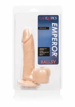 CalExotics Emperor Ballsy PureSkin intimna mašina sa vakuumskom bazom 20 cm