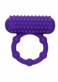 Maximus 5 Bead punjivi silikonski prsten, 12 modova vibracije, vodootporan