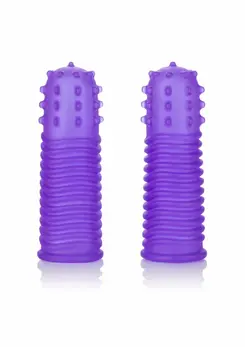 CalExotics Intimate Play Finger Tingler Set fleksibilni silikonski nastavci za prste 2 komada