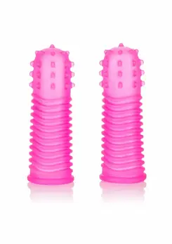 CalExotics Intimate Play Finger Tingler set fleksibilnih silikonskih stimulatora za prste, 2 komada