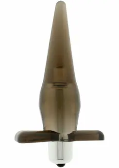 TOYJOY Power Buttplug Vibrating Anal Plug Waterproof Black TPE