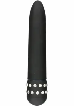 ToyJoy Diamond Superbe vibrator klasičnog dizajna sa svetlucavim cirkonima 19 cm