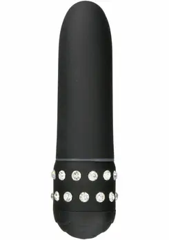 ToyJoy DIAMOND Petit vibrator kompaktni dizajn sa detaljima od cirkona 12cm