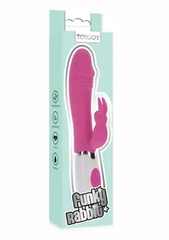 ToyJoy Funky Rabbit silikonski vibrator sa više modova vodootporan roze