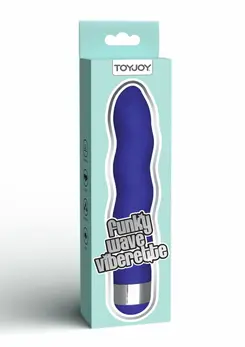 ToyJoy Funky Wave Vibrette vibrator talasastog oblika vodootporan ABS roze