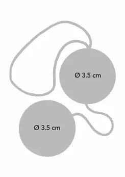 ToyJoy Funky Love Balls silikonske vaginalne kuglice u jarkoj roze boji 8713221328281