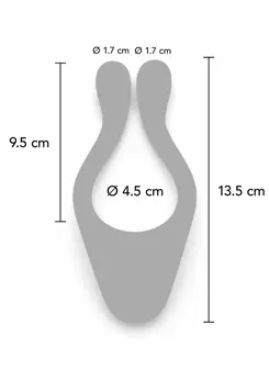 TOYJOY Icon 2 Superb masažer za parove sa daljinskim upravljačem silikonski plavi