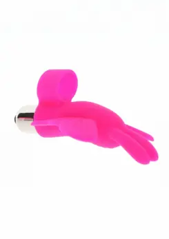 ToyJoy Butterfly Pleaser mini silikonski masažer za prst, 1 brzina, roze