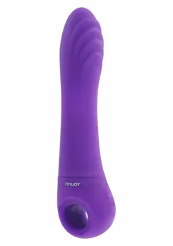 TOYJOY Luna II fleksibilni vibrator za G tačku od vodootpornog silikona u roze boji