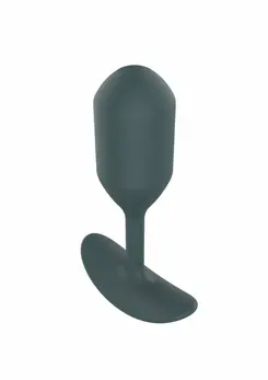 ToyJoy The Athlete otežani silikonski analni čep 12cm 230g crni