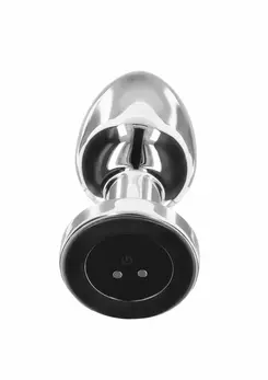 TOYJOY The Glider Vibrating Plug Large vibrirajući analni čep od nerđajućeg čelika sa 7 modova USB punjenje