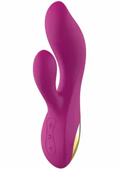 TOYJOY Freya Rumble vibrator iz ekskluzivne Designer Edition serije sa dva motora u roze boji