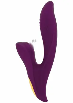 ToyJoy Athena vibrator sa efektom tapkanja i dva motora od vodootpornog silikona