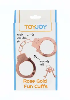 TOYJOY metalne lisice podesive čelične lisice za vezivanje srebrne 8713221828453