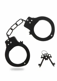 TOYJOY metalne lisice sa podesivim i sigurnosnim sistemom zaključavanja u srebrnoj boji