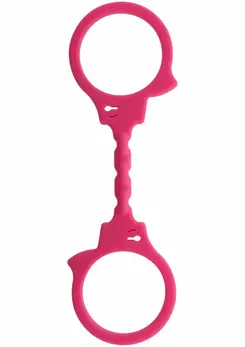 ToyJoy Stretchy Fun Cuffs silikonske fleksibilne lisice za ruke crne