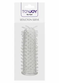 ToyJoy Seduction Sleeve providni teksturisani intimni produžetak od TPR materijala