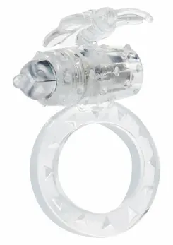 ToyJoy Flutter Ring vibrirajući silikonski intimni prsten sa podesivom veličinom