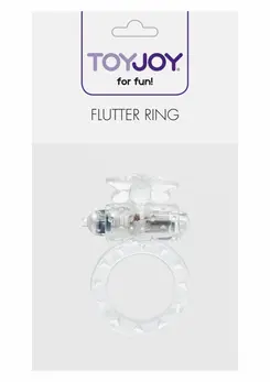 ToyJoy Flutter Ring vibrirajući silikonski intimni prsten sa podesivom veličinom