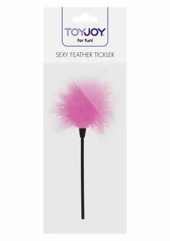 ToyJoy Sexy Feather Tickler Black elegantan i senzualan dodatak sa perjem