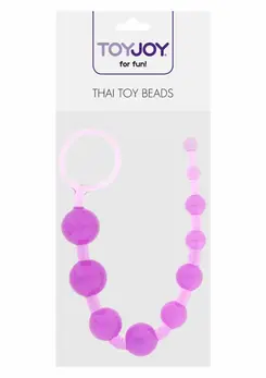 ToyJoy Thai Toy Beads fleksibilne silikonske kuglice 8713221036766 crne
