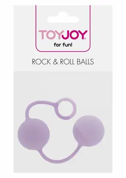 ToyJoy Rock & Roll Balls silikonske kuglice sa otežanjem crne