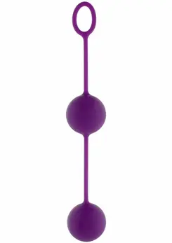 ToyJoy Rock & Roll Balls silikonske otežane kuglice za vežbanje crne