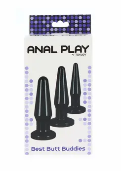 TOYJOY Best Butt Buddies set luksuzna kolekcija od tri TPE analna čepa