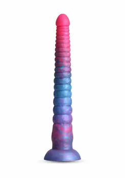 NS Novelties Colours Stacked silikonski model od 30.5 cm, trobojni, satenski finiš