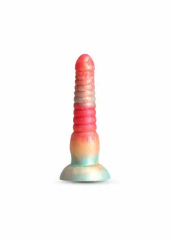 NS Novelties Colours Stacked silikonski model od 15 cm, trobojni dizajn sa satenskom površinom