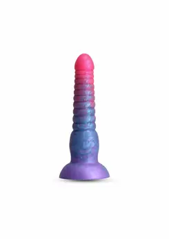 NS Novelties Colours Stacked silikonski dildo od 15 centimetara, trobojni dildo sa satenskom površinom