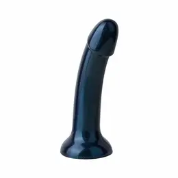 Easytoys Dildo Collection Metallic Glitter silikonski dildo od 19 cm
